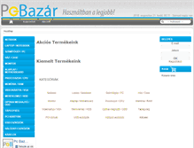 Tablet Screenshot of pc-bazar.hu